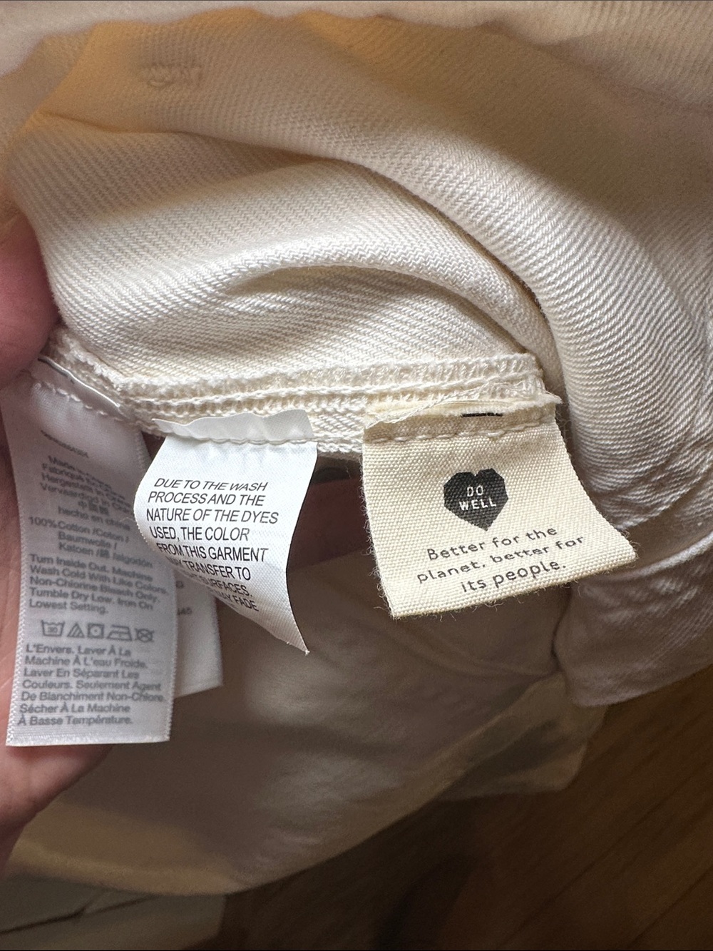 Madewell Garment Dyed Relaxed Coverall Jumpsuit In Antique Cream - Picture 9 of 16